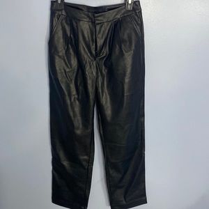 Black Leather Pants